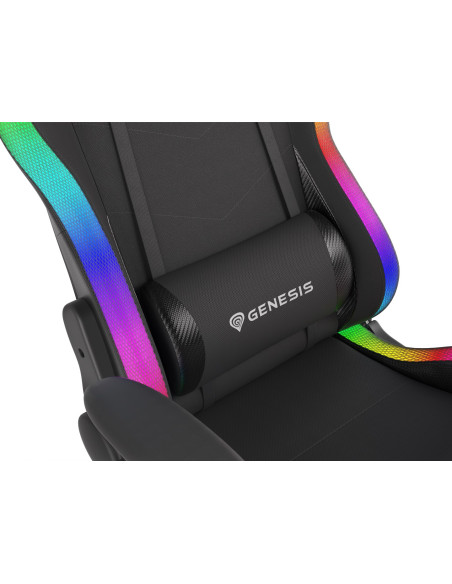 Fotel Gamingowy Natec Genesis Trit 500 Rgb Nfg-1576 (Kolor Czarny)