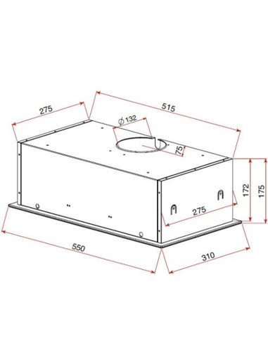 Okap Podszafkowy Teka Gfg2 Glass White (334 M3/H  Kolor Biały)