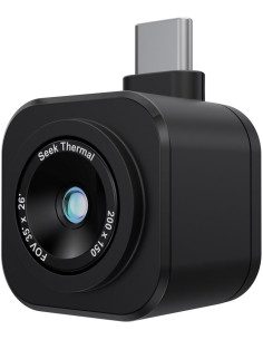 Kamera Termowizyjna Seek Thermal Nano 200 Cw-Dbax Dla Android Z Usb-C 200X150, 25Hz, logo Seek Thermal, przód prawy bok