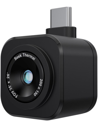Kamera Termowizyjna Seek Thermal Nano 200 Cw-Dbax Dla Android Z Usb-C 200X150, 25Hz, logo Seek Thermal, przód prawy bok