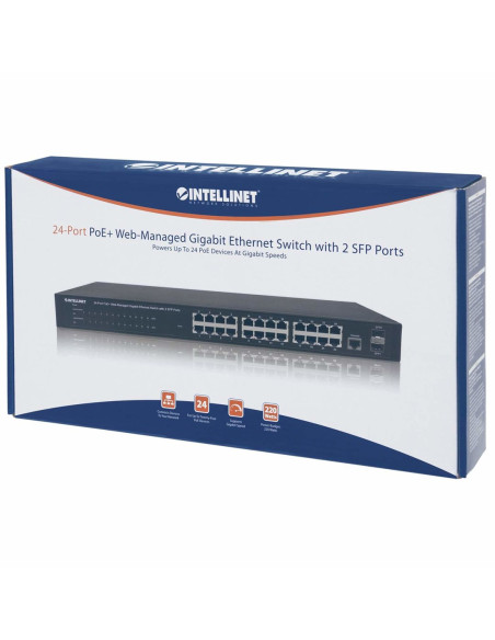 Intellinet Gigabit Switch 24X 10/100/1000 Rj45 Poe