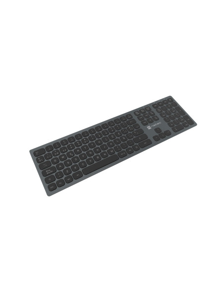 Natec Nkl-1830 Klawiatura Uniwersalne Rf Wireless + Bluetooth Qwerty Hiszpański Czarny, Szary