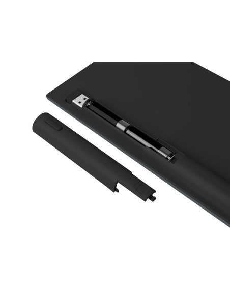 Natec Nkl-1830 Klawiatura Uniwersalne Rf Wireless + Bluetooth Qwerty Hiszpański Czarny, Szary