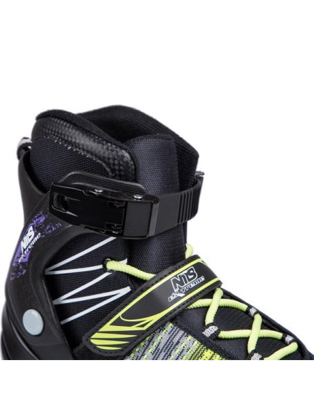 Łyżworolki Nils Extreme Na1206 Czarno-Zielone Rozm. 40