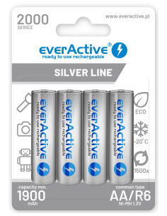 Zestaw Akumulatorków Everactive Evhrl6-2000 (2000Mah   Ni-Mh)