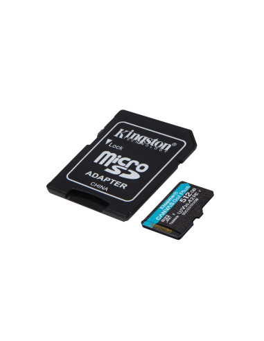 Kingston Microsdxc Canvas Go Plus 512Gb + Adapter