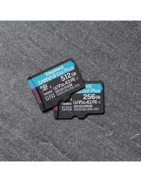 Kingston Microsdxc Canvas Go Plus 512Gb + Adapter