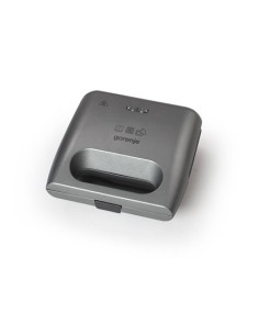 Gorenje | Sm703Gcg | Opiekacz Do Kanapek | 700 W | Liczba Talerzy 3 | Liczba Ciast 2 | Szary