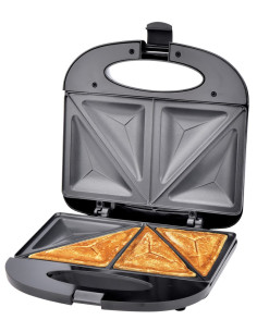 Opiekacz Do Kanapek Esperanza Asiago Ekt011 (1000W  Kolor Czarno-Srebrny) 2