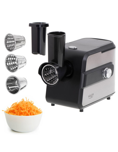Adler Ad 4813 Maszynka Do Mielenia 2000 W Czarny, Srebrny
