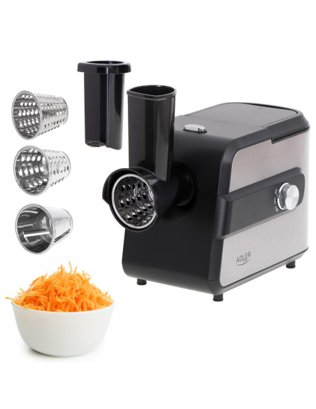 Adler Ad 4813 Maszynka Do Mielenia 2000 W Czarny, Srebrny