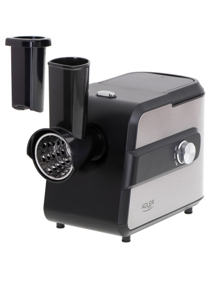 Adler Ad 4813 Maszynka Do Mielenia 2000 W Czarny, Srebrny