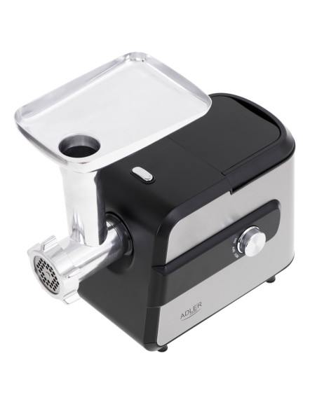 Adler Ad 4813 Maszynka Do Mielenia 2000 W Czarny, Srebrny