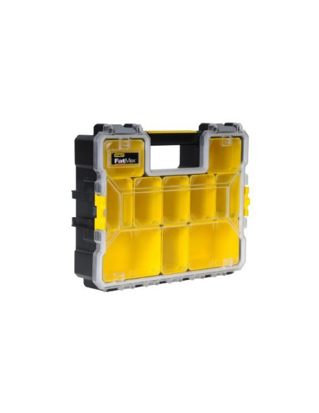 Stanley 1-97-519 Pudełko Na Narzędzia Czarny, Przezroczysty, Żółty