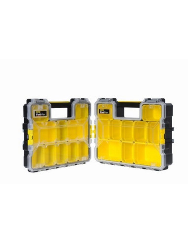 Stanley 1-97-519 Pudełko Na Narzędzia Czarny, Przezroczysty, Żółty