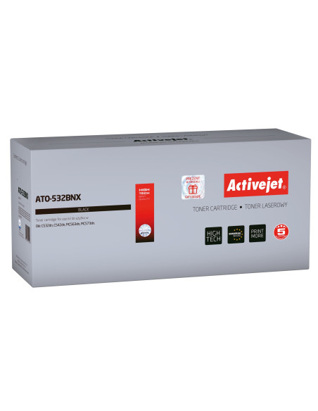 Activejet Ato-532Bnx Toner (Zamiennik Oki 46490608  Supreme  7000 Stron  Czarny)