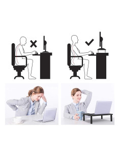 Maclean Podstawka Pod Monitor, Laptop, Drukarkę, 13-32" Mc-946 2