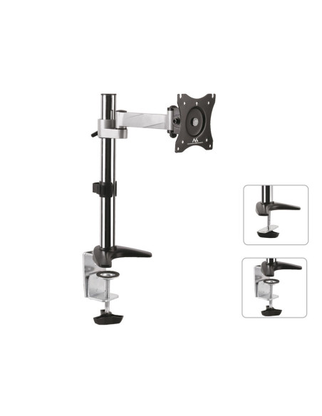 Uchwyt Biurkowy Do Monitora Maclean Mc-717 (Biurkowy, Obrotowy, Uchylny - 27"  Max. 8Kg)