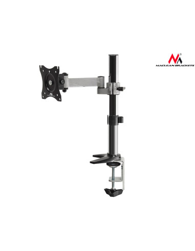 Uchwyt Biurkowy Do Monitora Maclean Mc-717 (Biurkowy, Obrotowy, Uchylny - 27"  Max. 8Kg)