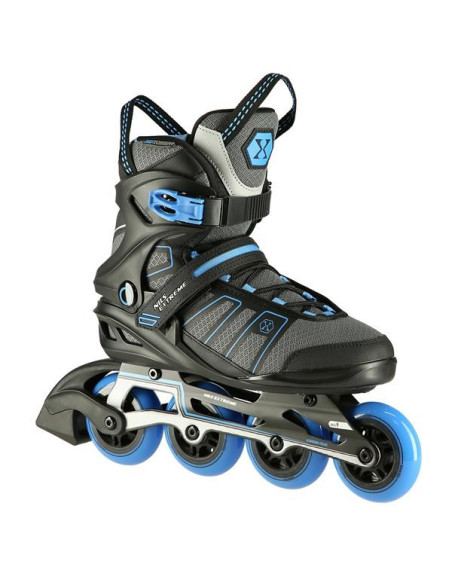 Łyżworolki Nils Extreme Na14217 Czarno-Niebieskie Rozm. 44