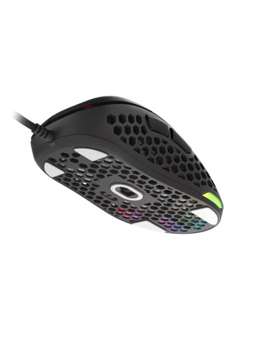 Mysz Dla Graczy Genesis Xenon 800 Lekka 16000 Dpi Pmw3389 Rgb Czarna Gamingowa