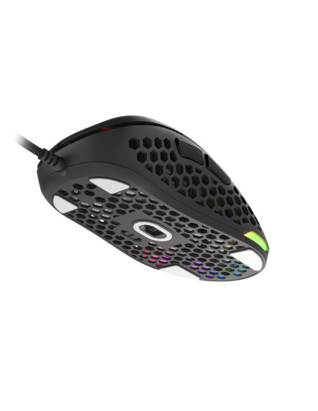 Mysz Dla Graczy Genesis Xenon 800 Lekka 16000 Dpi Pmw3389 Rgb Czarna Gamingowa