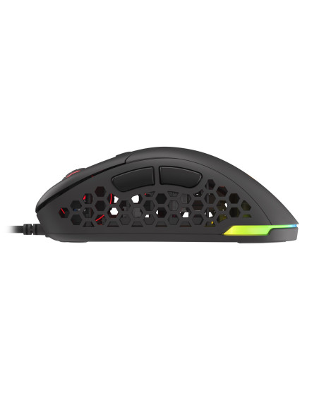 Mysz Dla Graczy Genesis Xenon 800 Lekka 16000 Dpi Pmw3389 Rgb Czarna Gamingowa