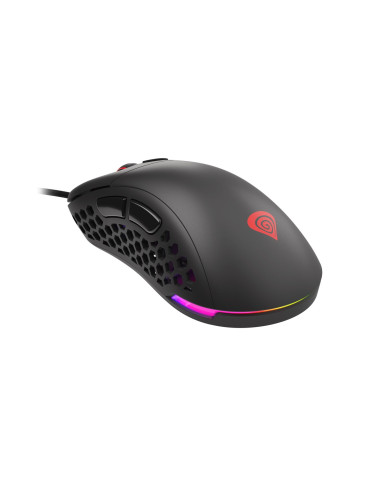 Mysz Dla Graczy Genesis Xenon 800 Lekka 16000 Dpi Pmw3389 Rgb Czarna Gamingowa