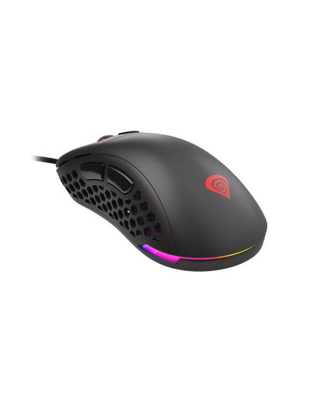 Mysz Dla Graczy Genesis Xenon 800 Lekka 16000 Dpi Pmw3389 Rgb Czarna Gamingowa