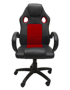 Fotel Obrotowy Krzesło Enzo Czerwono Czarny 2