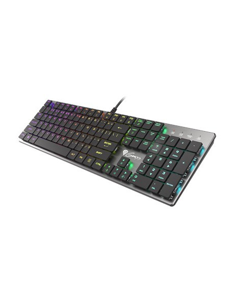 Genesis Thor 420 Rgb Klawiatura Gaming Usb Azerty Us English Srebrny