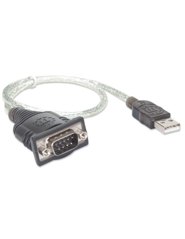 Manhattan Konwerter Adapter Usb Na Rs232/Com/Db9 M