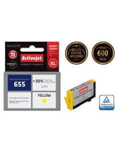 Activejet Ah-655Yr Tusz (Zamiennik Hp 655 Cz112Ae  Premium  12 Ml  Żółty) 2