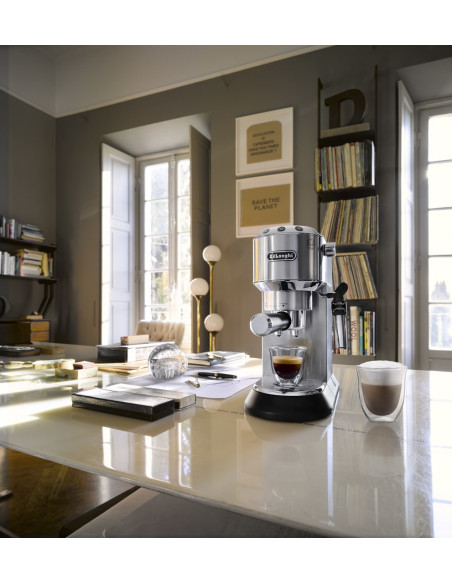 Ekspres Kolbowy Delonghi Dedica Style Ec 685.M (1350W  Kolor Srebrny)