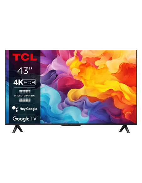 Telewizor Tcl 43V6B 43" Led 4K Google Tv Dvb-T2 Hdmi 2.1 Czarny
