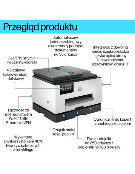 Urządzenie Wielofunkcyjne Hp Officejet Pro 9130B