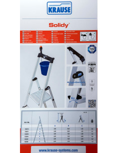 Solidy Drabinka Wolnostojąca 4 Stopnie Krause 2