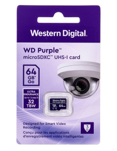 Karta Pamięci Wd Purple Microsdxc Wdd064G1P0C (64Gb  Class 10, Class U1) 2