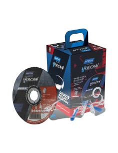 Tarcze Tnące Do Metalu Norton Vulcan 125X1,0 100Szt. + Okulary Ochronne Gratis!