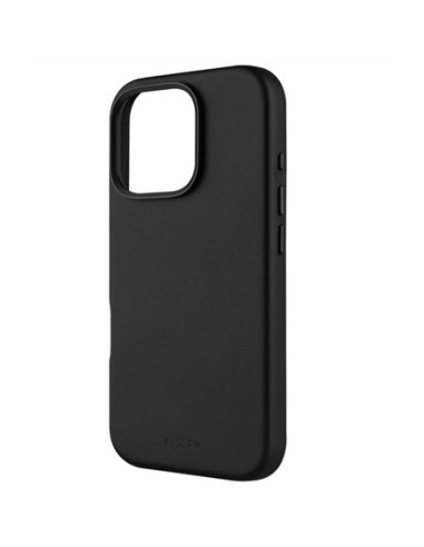 Naprawiono Magleather | Tylna Okładka | Jabłko | Iphone'a 16 Pro | Skóra | Czarny