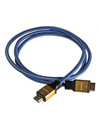 Kabel Ibox Hd04 Ultrahd 4K 1,5M V2.0 Itvfhd04 (Hdmi M - Hdmi M  1,5M  Kolor Niebieski)