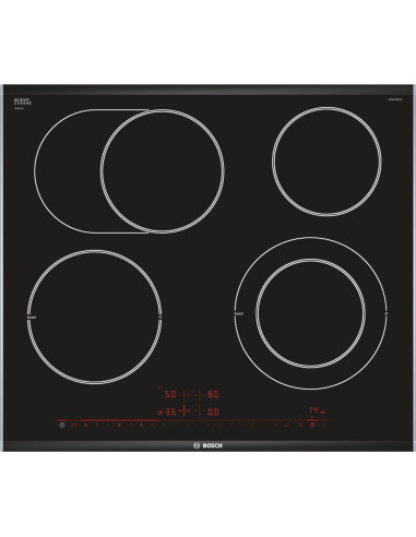 Płyta Ceramiczna Bosch Pkn675Dp1D (4 Pola Grzejne  Kolor Czarny)