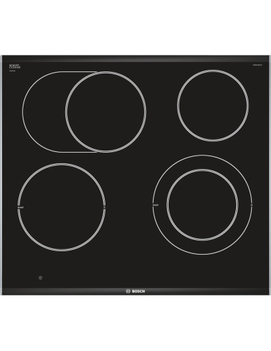 Płyta Ceramiczna Bosch Pkn675Dp1D (4 Pola Grzejne  Kolor Czarny)