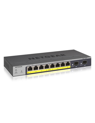 Switch Netgear Gs110Tp-300Eus 10P Poe 55W (Poe+: 8P) Managed Gigabit