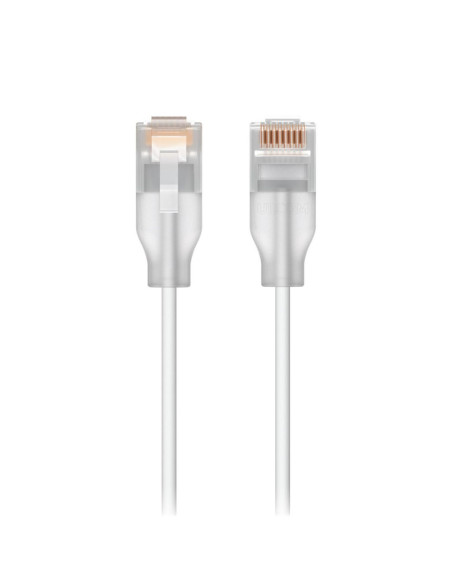 Ubiquiti Uacc-Cable-Patch-El-0.15M-W-24 Kabel Sieciowy Półprzezroczysty, Biały 0,15 M Cat6