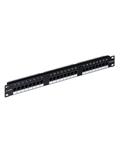 Q-Lantec Patch Panel Utp Kat.6, 24 Porty Złącza Lsa 1U