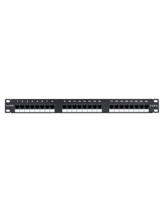 Q-Lantec Patch Panel Utp Kat.6, 24 Porty Złącza Lsa 1U 2