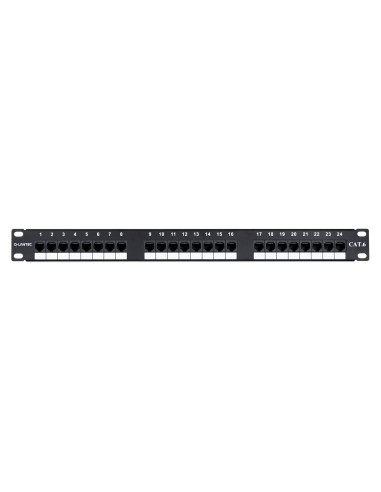 Q-Lantec Patch Panel Utp Kat.6, 24 Porty Złącza Lsa 1U