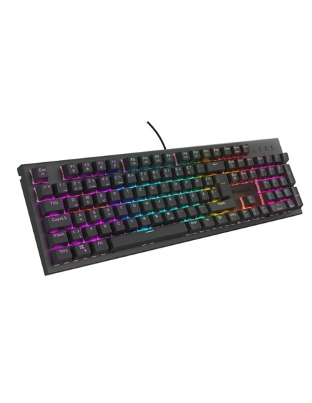 Genesis Nkg-2179 Klawiatura Gaming Usb Qwertz Niemiecki Czarny