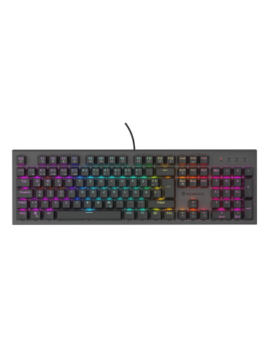 Genesis Nkg-2179 Klawiatura Gaming Usb Qwertz Niemiecki Czarny
